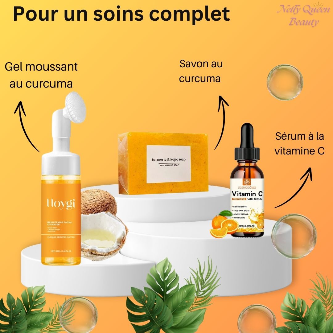 Kit de Soin Visage Complet - Nelly Queen Beauty